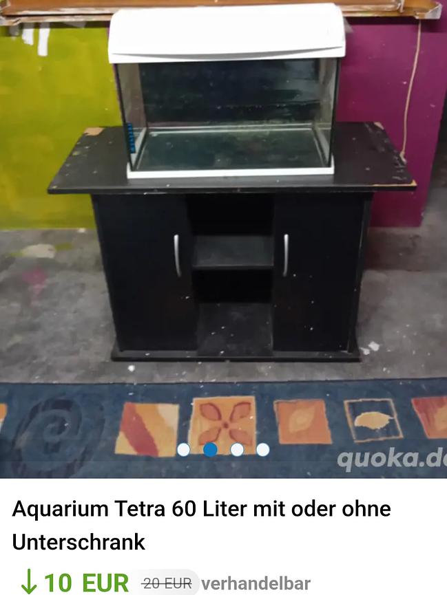 Bild 4 60 Liter Aquarium mit oder ohne Unterschrank 10 Euro