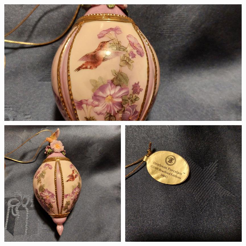 Bild 2 Wunderschöne Porzellan Kugeln  5 Stück Handbemahlt von der Künstlerin Lena Liu