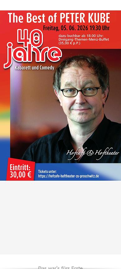 Bild 1 Best of Peter Kube - 40 Jahre Kabarett &Comedy