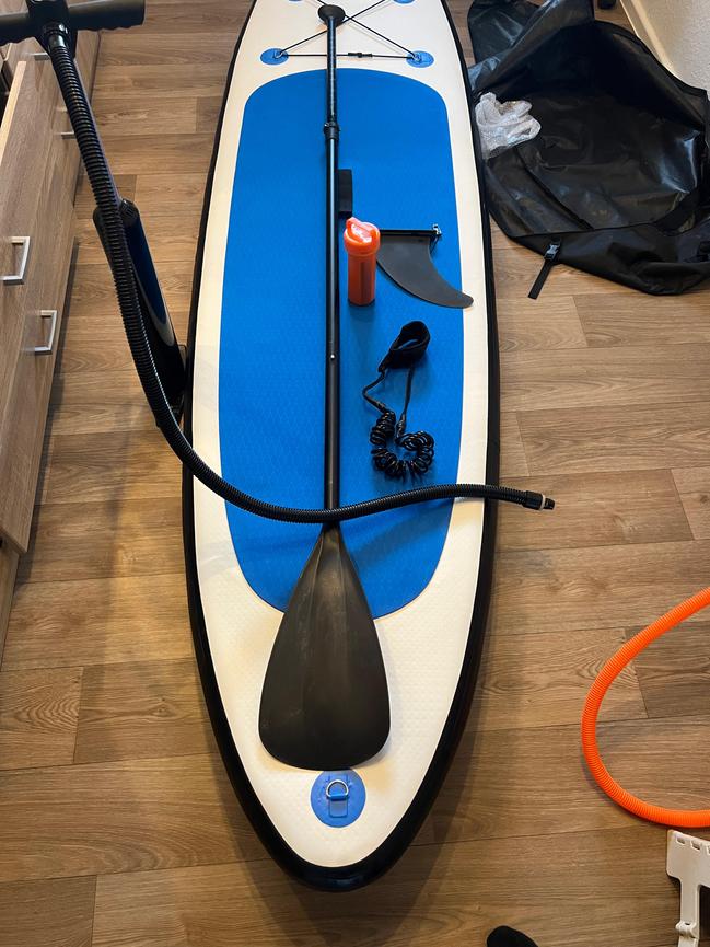 Bild 1 Verkaufe SUP Board (Talamex 10.6) und Intex Kajak wegen Platzmangel