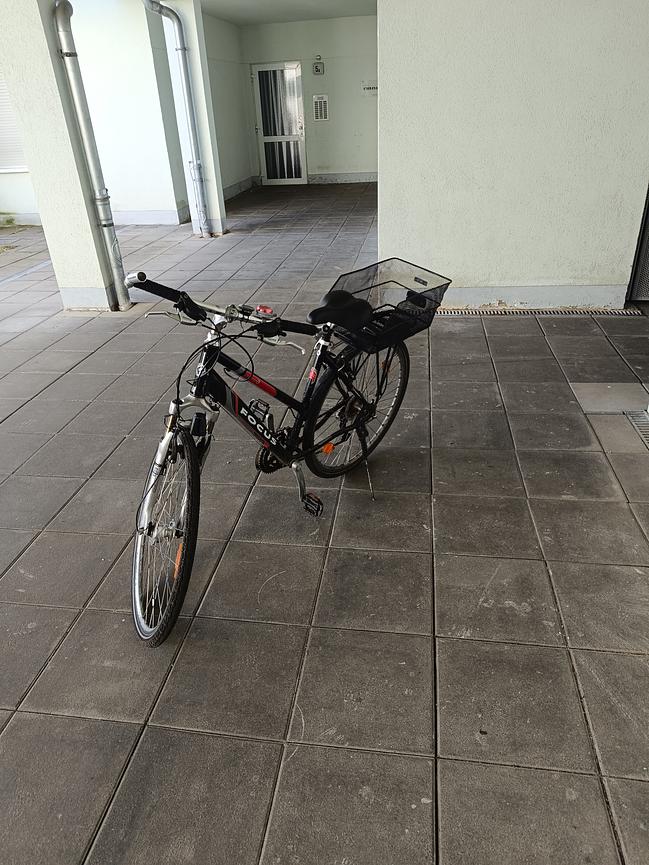 Bild 1 Fahrrad mit Korb (Focus)