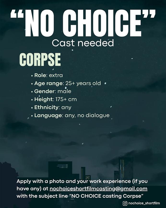 Bild 8 Searching for cast and crew for our two short films