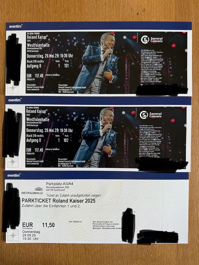 Bild 1 Roland Kaiser am 29.5.25 in Dortmund