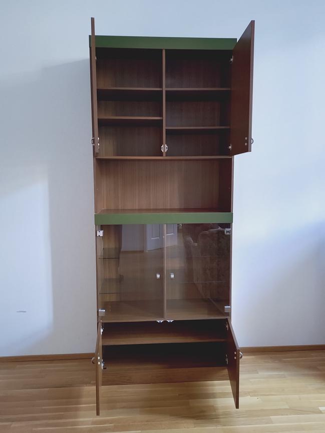 Bild 3 Schrank mit Vitrinenteil 70er / in Stötteritz