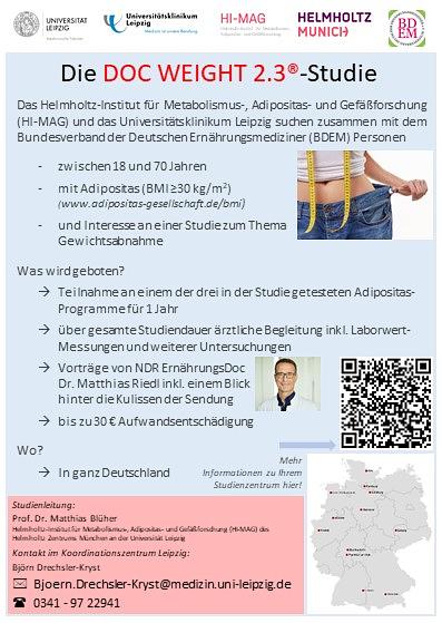 Bild 2 Teilnehmer:innen für Studie zum Thema Gewichtsreduktion gesucht