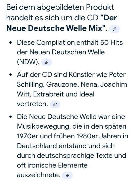 Bild 2 Der Neue Deutsche Welle Mix | 50 Hits Im Mix | Various | CD
