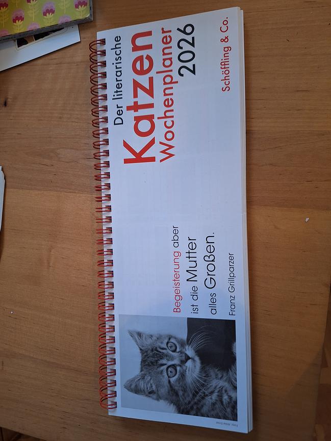 Bild 1 Schreibtischkalender