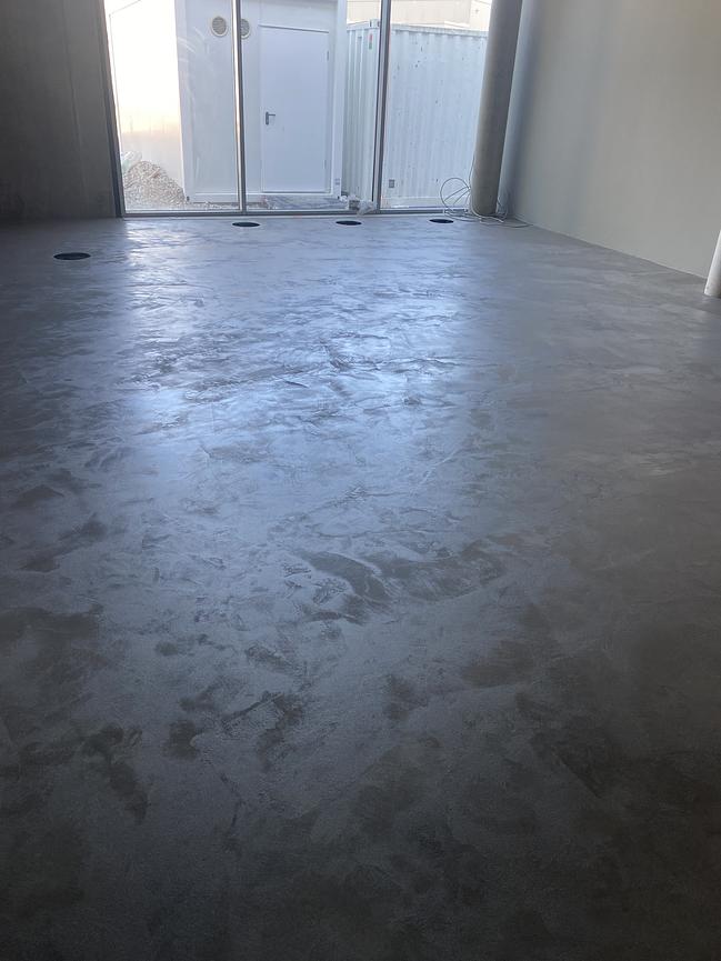 Bild 1 Beton Optik Verspachteln