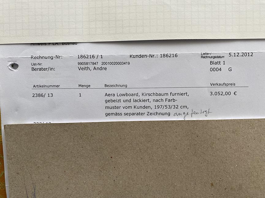Bild 5 TV- Board Kirschbaum Holz