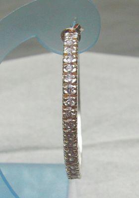 Bild 4 Edelsteinkreolen, 925 Silber mit gefassten Amethysten