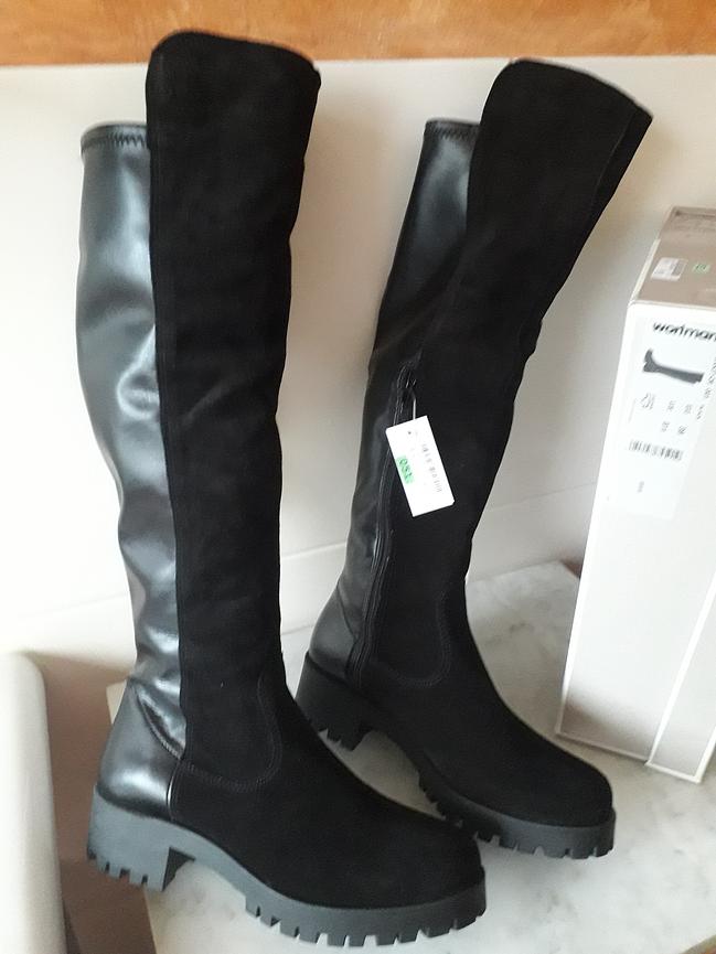 Bild 1 Verkaufe ungetragene Overkneestiefel von Tamaris in Gr. 39
