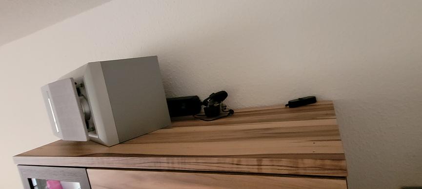 Bild 8 Vitrinenschrank, Sideboard, Wandboard, Sonoma-Eiche, Maße LxHxT 2,3 x 2,0 x 0,4