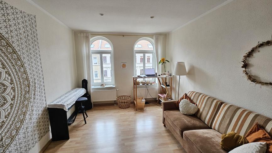 Bild 1 Zwischenmiete 1 Monat: Helle, geräumige Wohnung in Schleußig