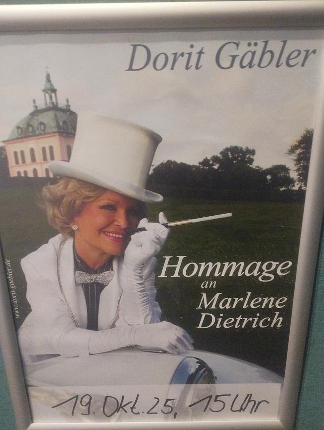 Bild 1 Dorit Gäbler - Hompage an Marlene Dietrich