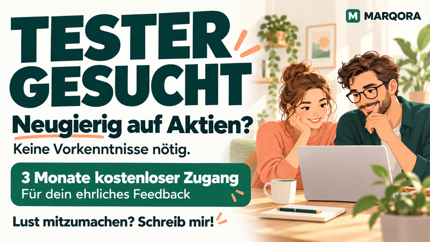 Bild 1 Interesse an Aktien? Einsteiger zum Testen von MARQORA gesucht