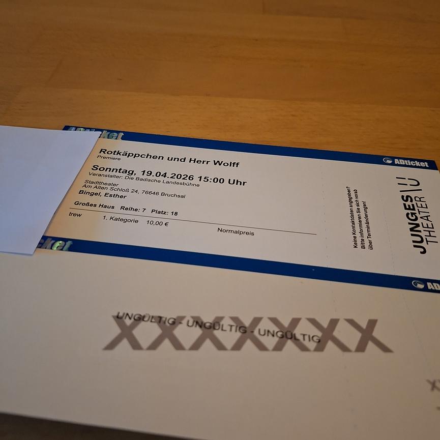 Bild 1 Theater Rotkäppchen und Herr Wolf- Premiere