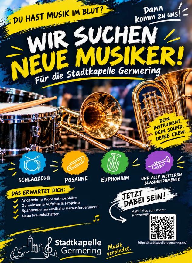 Bild 1 Blasorchester sucht MusikerInnen