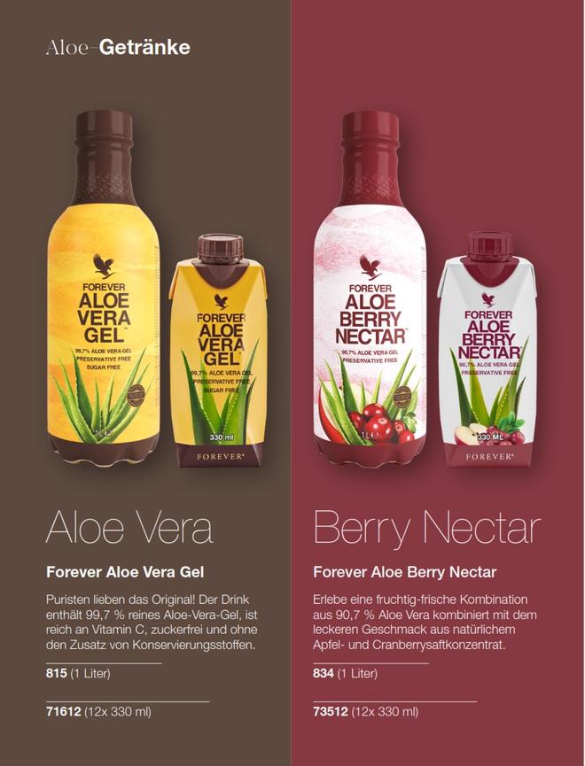 Bild 3 Forever Aloe Berry Nectar – 90,7 % Aloe Vera mit Cranberry