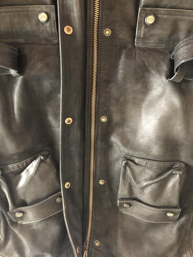 Bild 4 NEUWERTIG! AJS Herren Motorradjacke, Rindsleder, schwarz, Gr. 62