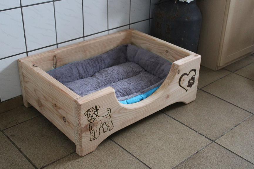 Bild 3 Hunde Bett. Hunde Korb.