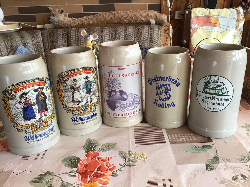 Bild 4 Kulturgut Bierkrüge versch.Brauereien
