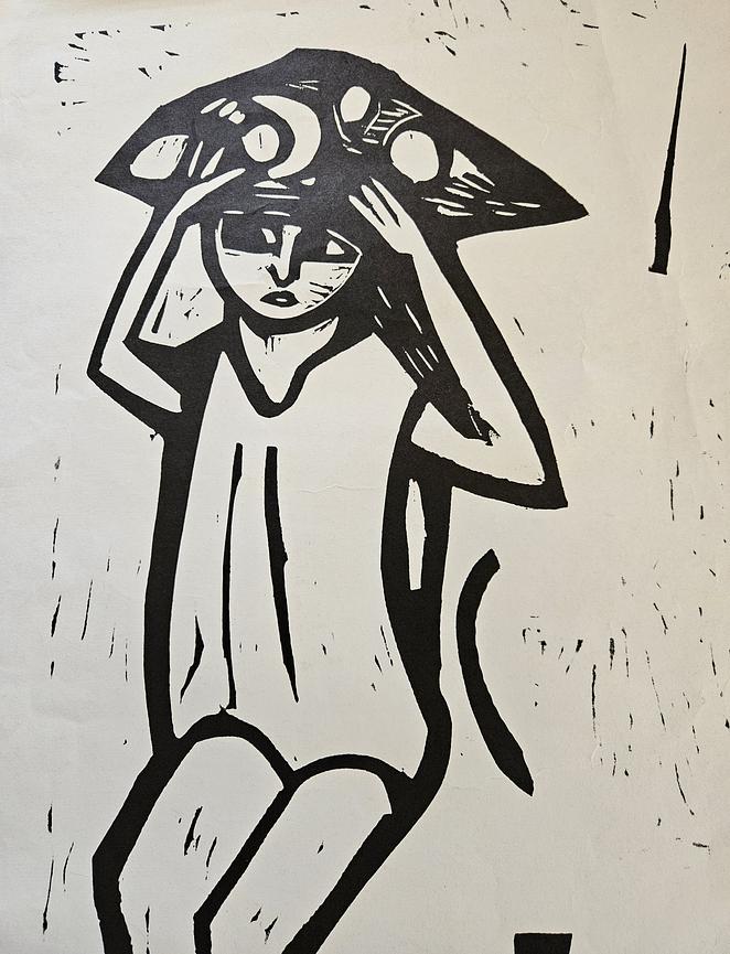 Bild 15 Mädchen im Regen"