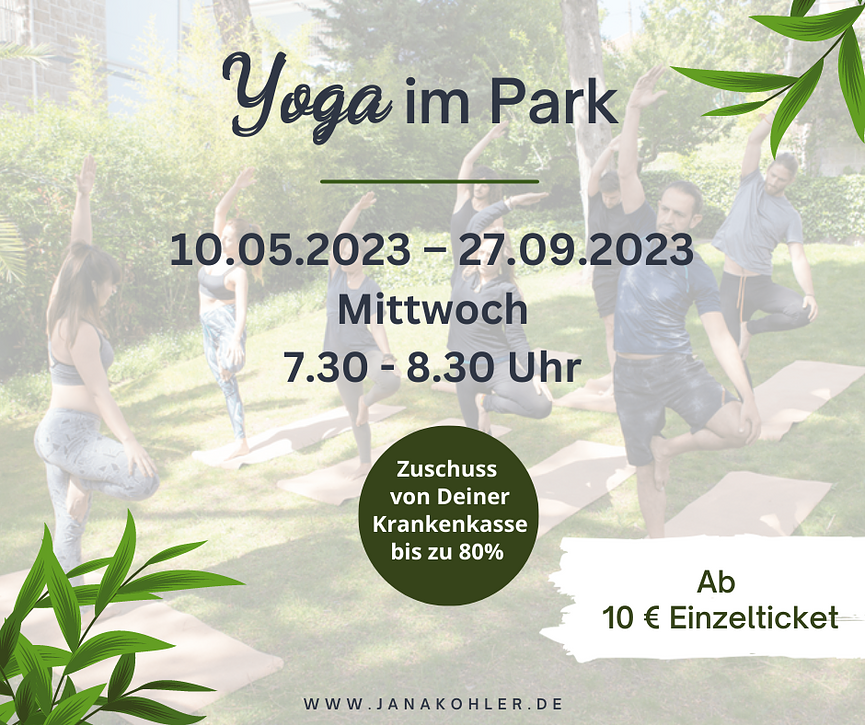 Bild 1 Yoga im Park Leipzig | mit 80% Zuschuss von Deiner Krankenkasse