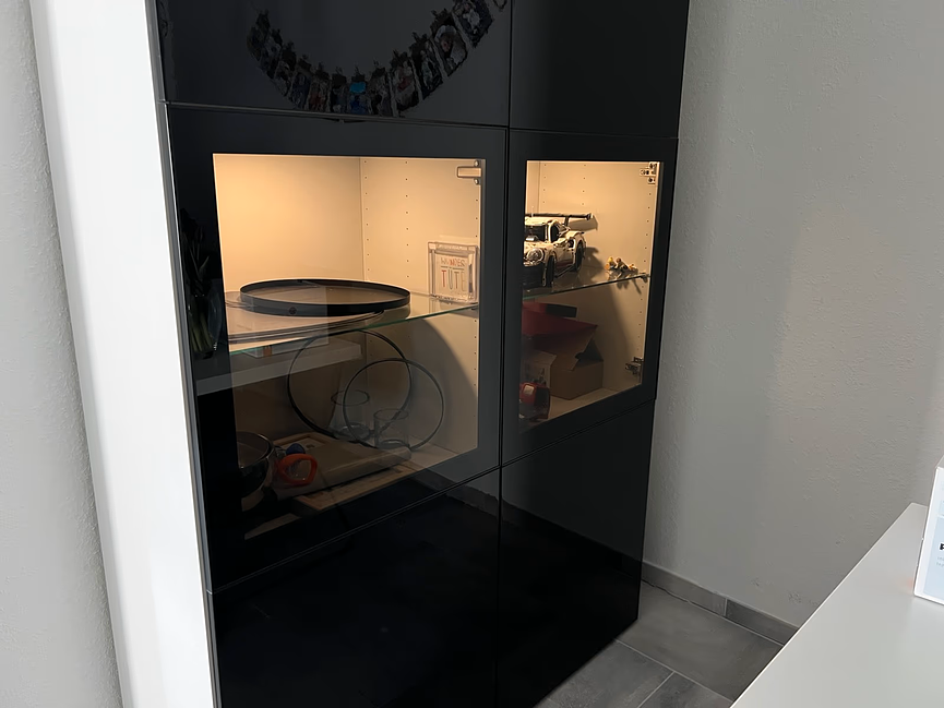 Bild 1 Besta Schrank / Vitrine 120x42x193