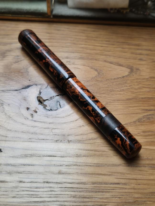 Bild 1 Montblanc Simplo Safety 4 Mottled Ripple Füllfederhalter