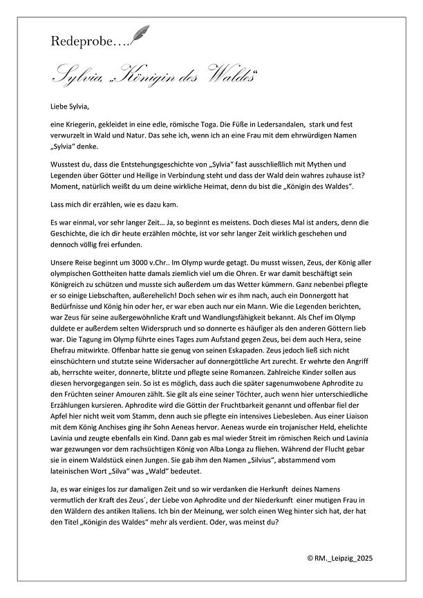 Bild 3 Redenschreiberin schreibt Reden für das Leben