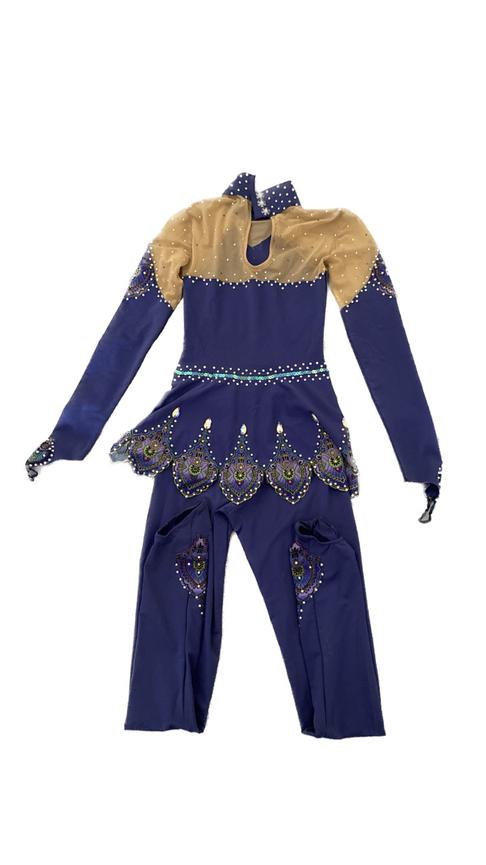 Bild 2 Turnanzug Rhythmische Sportgymnastik mit Leggings (Gr. 145-155)