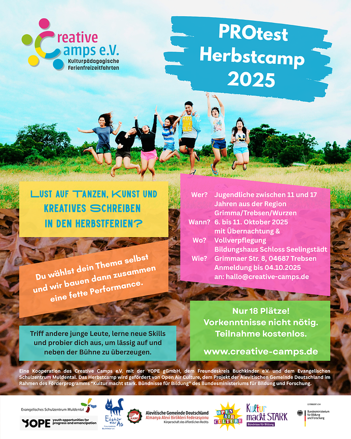 Bild 1 Ehrenamtliche/r mit AE für Herbstferiencamp gesucht
