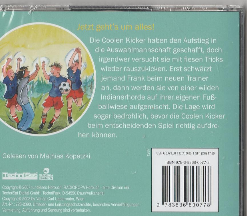 Bild 22 HW- Schuleingang: versch. Fussball-Hörspiel/Hörbuch-CD´s  für Kinder/Jugendliche