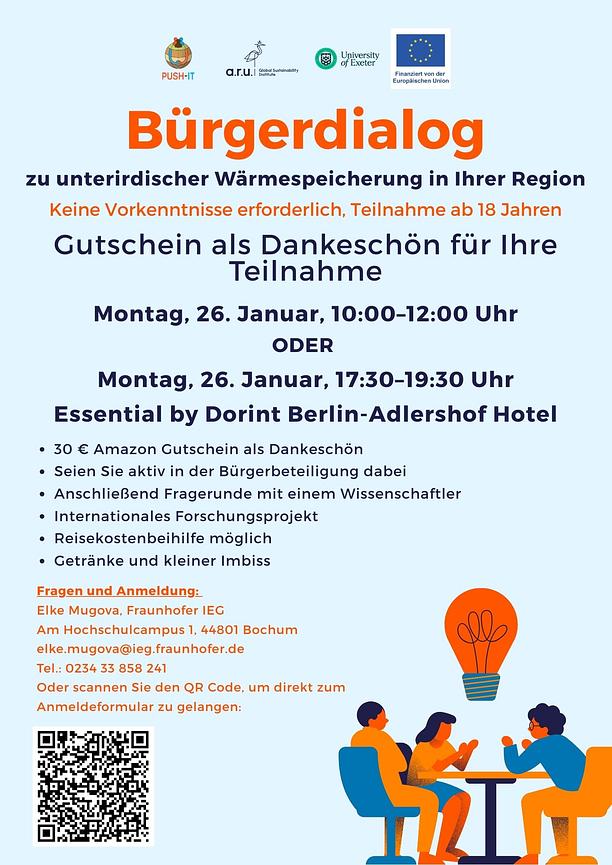 Bild 1 Bürgerdialog zu unterirdischer Wärmespeicherung in deiner Region