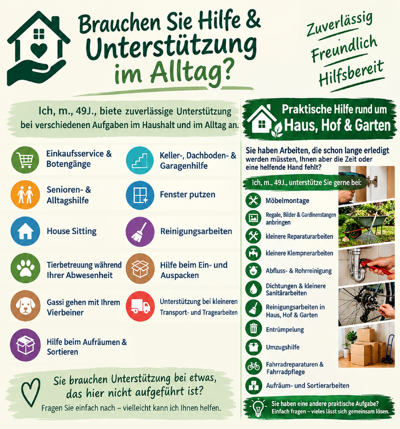 Bild 1 Brauchen Sie Hilfe und Unterstützung?