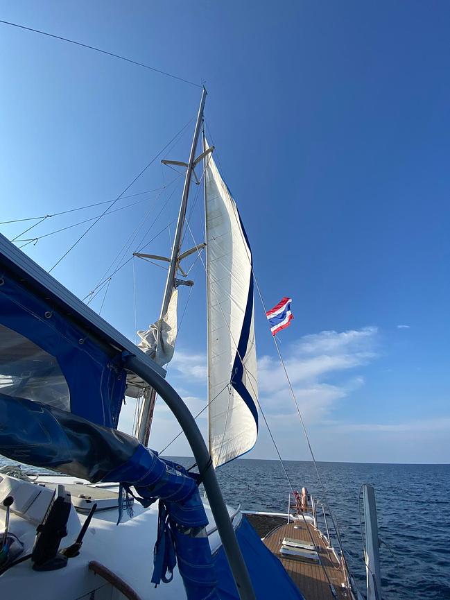 Bild 1 Aktiv Mitsegeln in Thailand auf 40 Fuss Katamaran