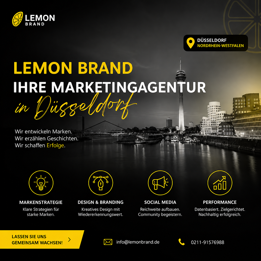 Bild 1 Marketing Strategie Agentur Düsseldorf I Lemon Brand Ihr #1 Strategiepartner
