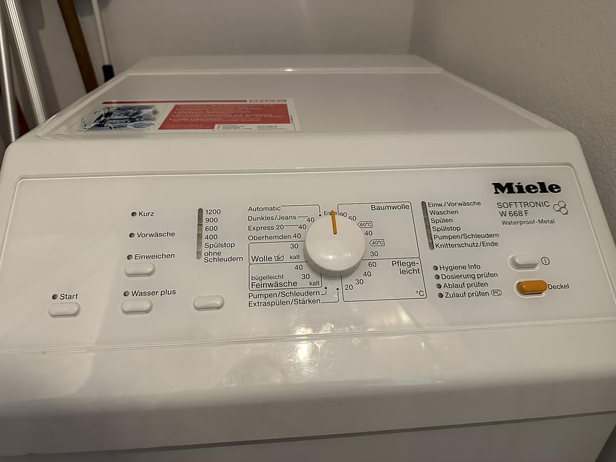 Bild 4 Waschmaschine: Miele Waschvollautomat schmal Toploader
