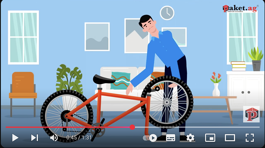 Bild 3 Suche dich, der ein Fahrrad für eine Spedition nach Berlin fertig macht🩷