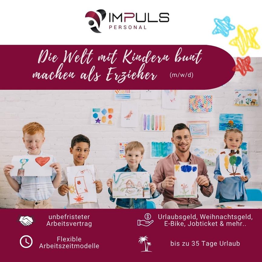 Bild 1 Erzieher (m/w/d) für Kita in Bremen - ab 23€/Std.!