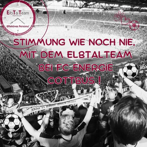 Bild 1 Stimmung wie noch nie, mit dem ElbTalTeam bei FC Energie !