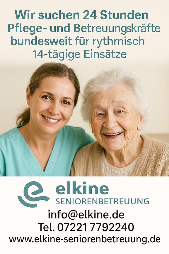 Bild 1 24 Stunden Pflege- und Betreuungskräfte gesucht