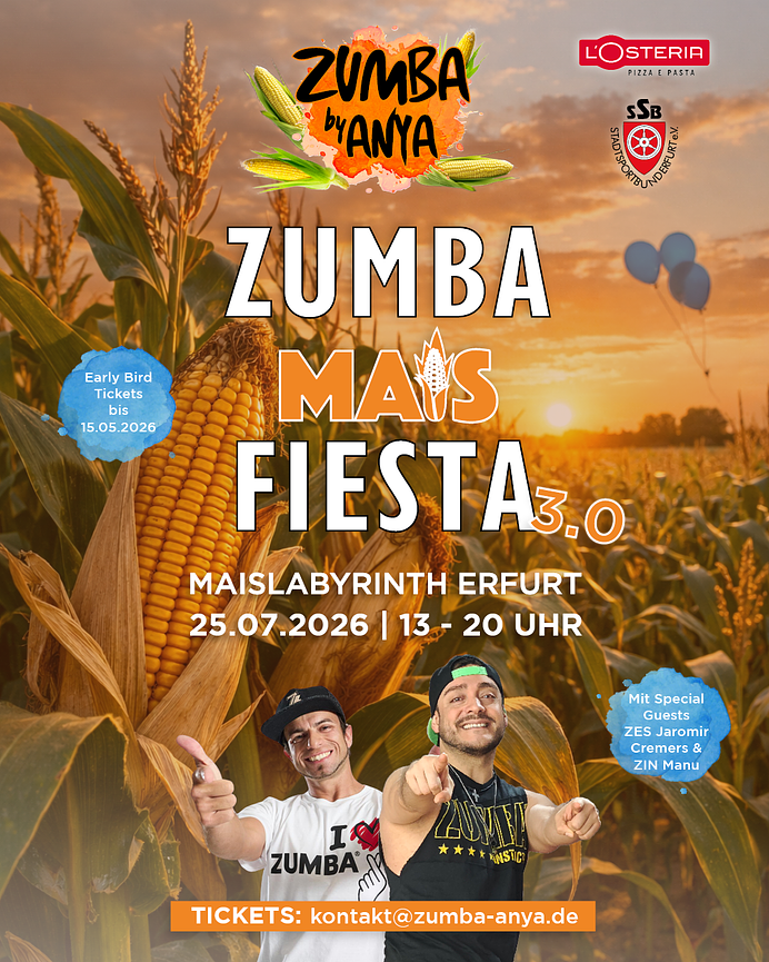 Bild 2 Zumba Mais Fiesta 3.0 in Erfurt – Das Sommerevent im Maislabyrinth