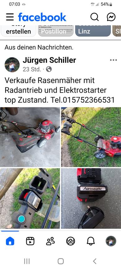Bild 1 Rasenmäher top Zustand