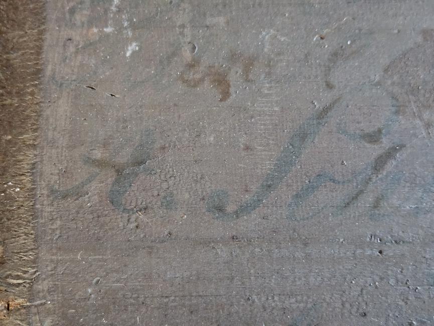 Bild 14 ​Bedeutendes Marine-Gemälde von August Schütz (1836) – "Stürmische See an der St