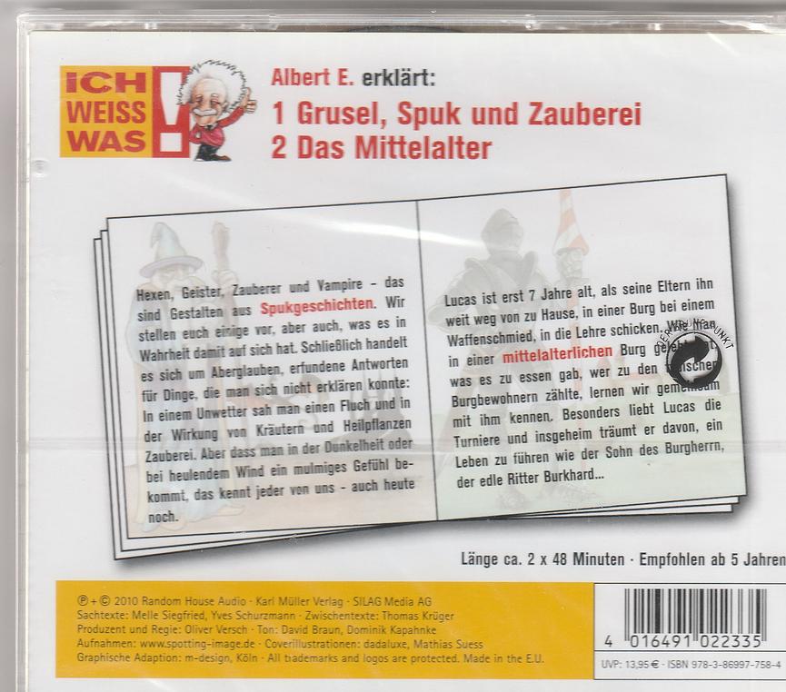 Bild 10 HW- Schuleingang: versch. Wissens-Hörspiele/Hörbücher-Cds für Kinder+Jugendliche