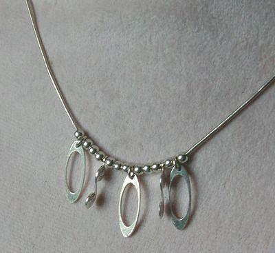 Bild 3 Collier-Halskette, 925 Silber, außergewöhnliches Design