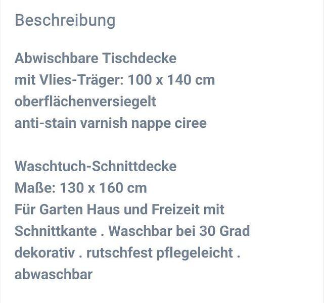 Bild 3 Tischdecken (2 Stück)