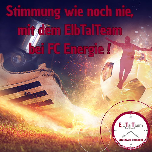 Bild 1 Stimmung wie noch nie, mit dem ElbTalTeam bei FC Energie !