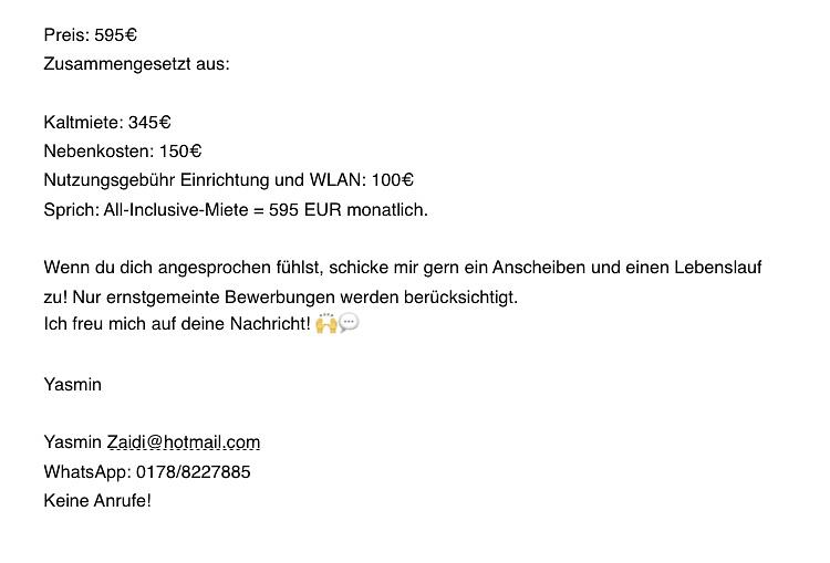 Bild 7 Zwischenmiete in vollmöbilierter WG zum 01.10.2025
